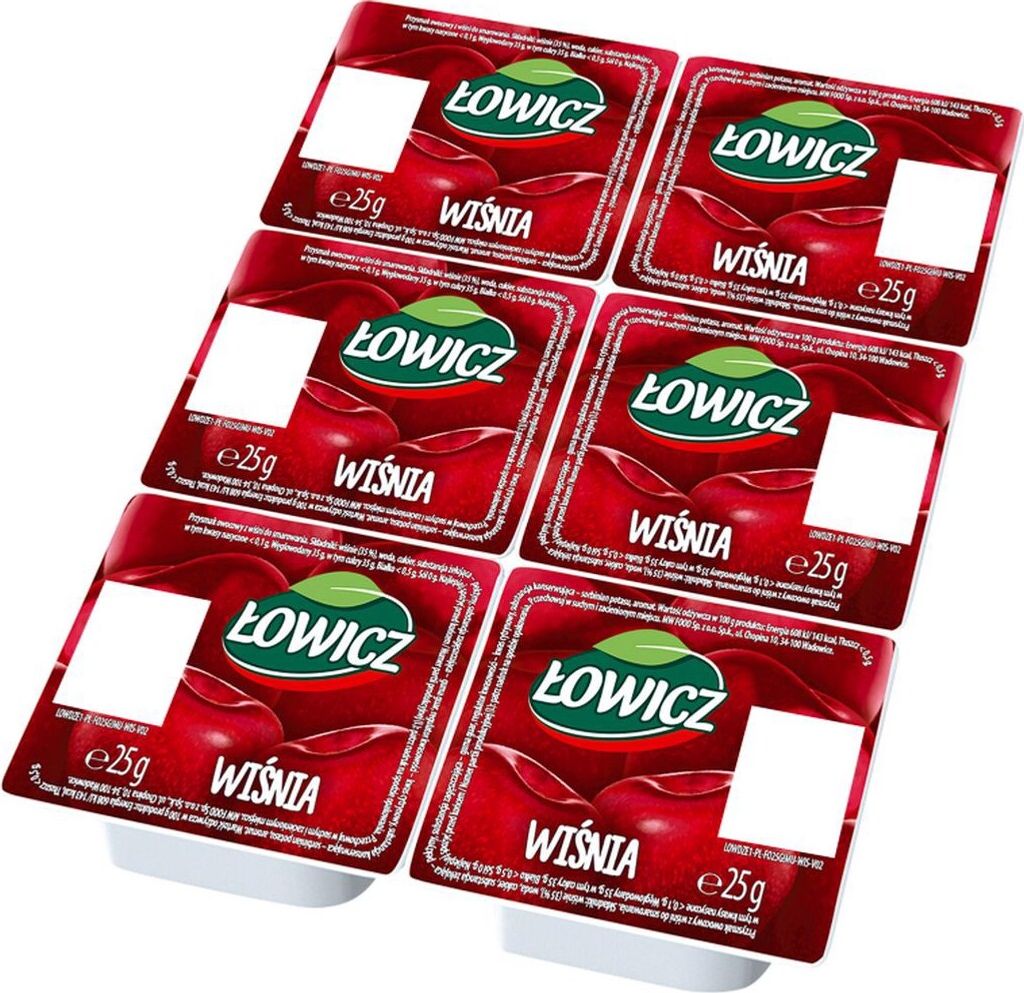 Łowicz Produkt Owocowy Wiśnia 6 X 25 G Zdjęcie produktu 