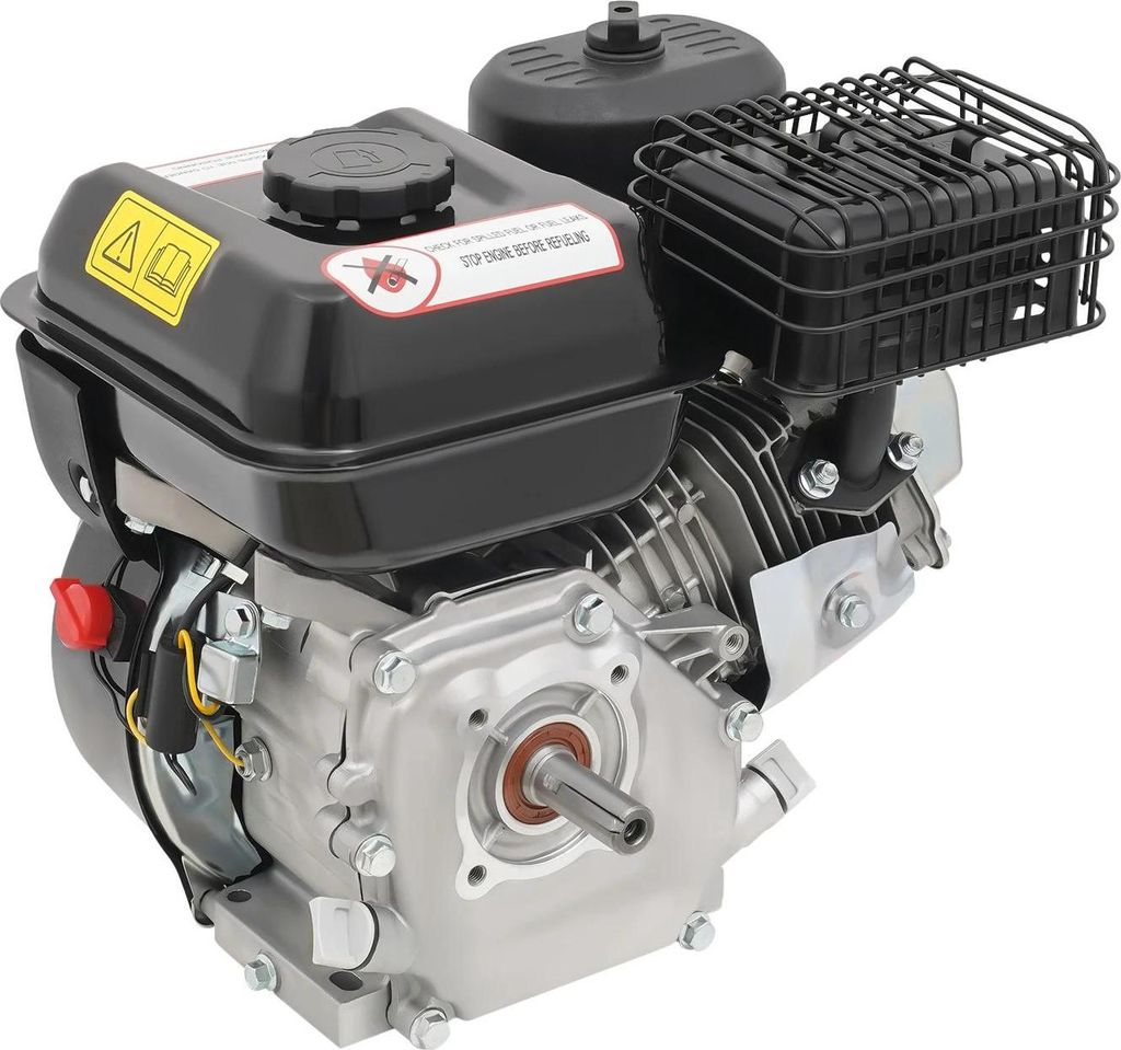 Benzinmotor - 4-Takt Einzylinder 212 cm³ - 7,5 PS - 3600 U/min - Tank 3,6 l - CE - Schwarz