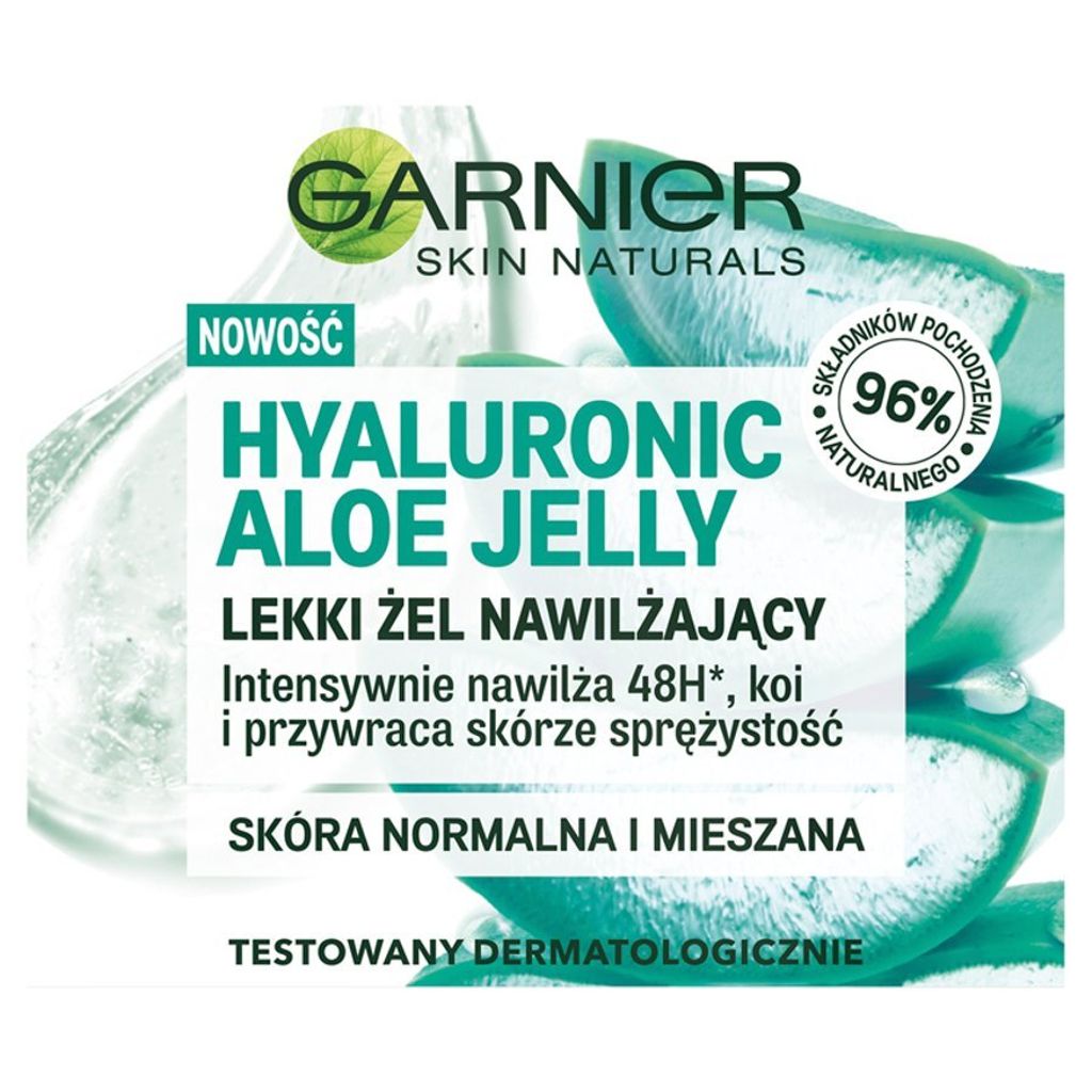 Garnier Lekki Hydraterende Gel met Aloë Vera, 50 ml Productafbeelding 