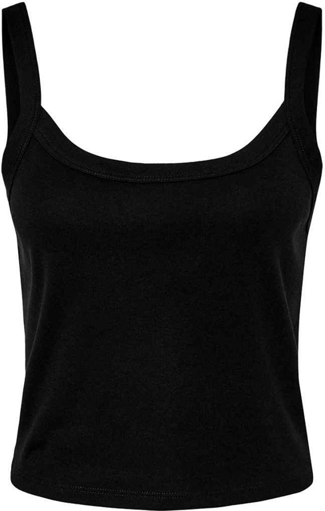 Bella + Canvas - Ärmelloses Oberteil Spaghetti-Träger für Damen PC7456 (XL) (Schwarz)