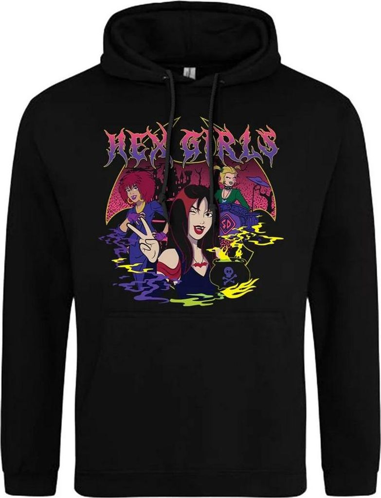 Scooby Doo - Kapuzenpullover für Herren/Damen Uni HE3683 (XL) (Schwarz)