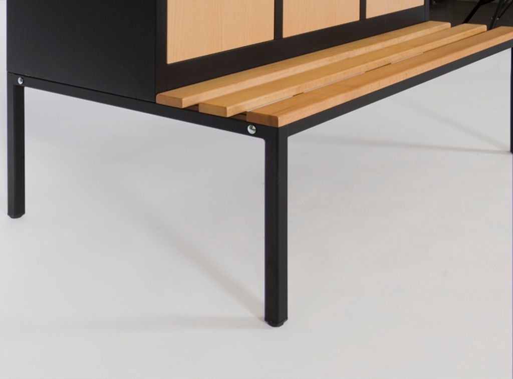 Unterbaubank schwarz 90 cm