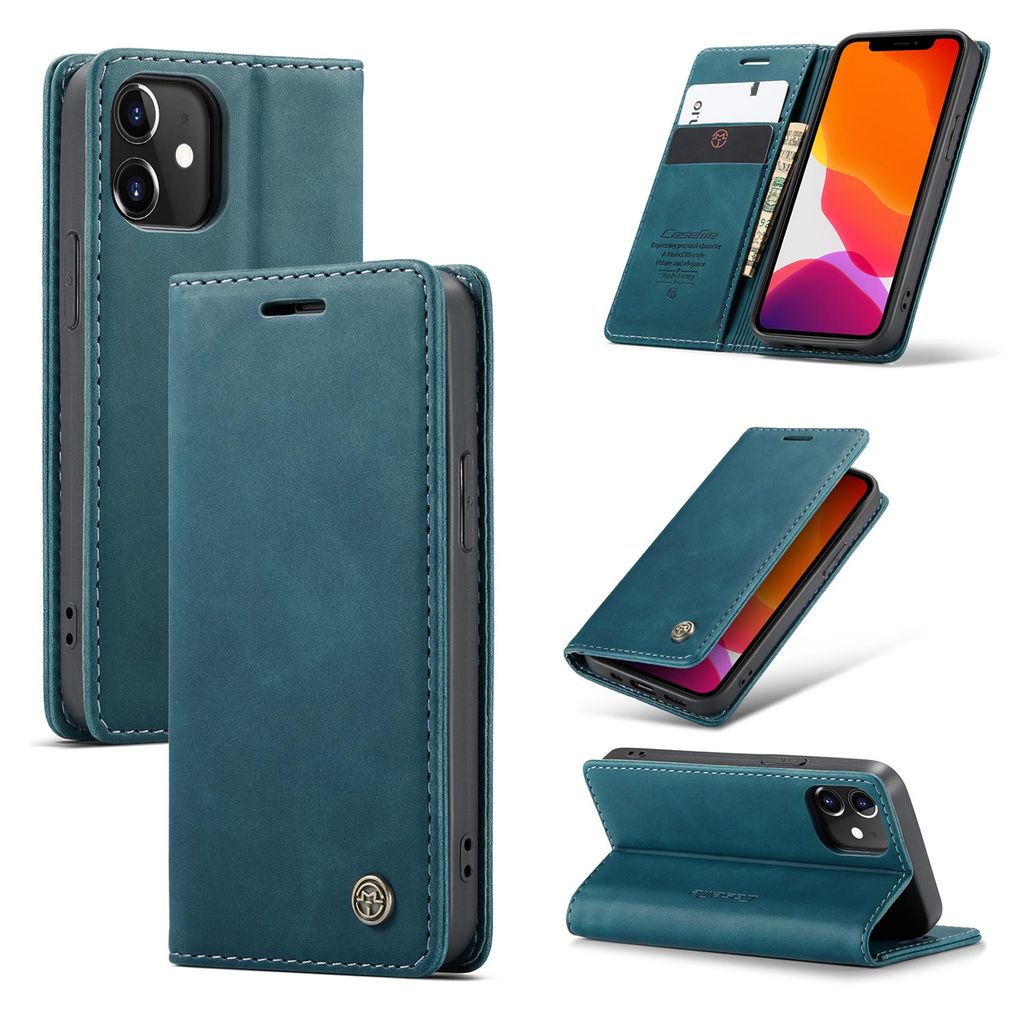 Caseme Handyhülle für Iphone iPhone 12 Mini-Dunkles Zyanblau