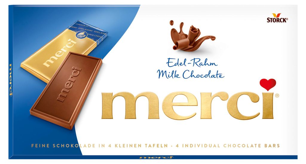 merci Tafelschokolade Edel-Rahm, 100g Produktbild 