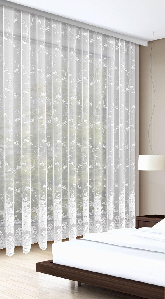 Fertigstore weiß 245 x 300 cm  mit Gardinenband - Albani Produktbild 
