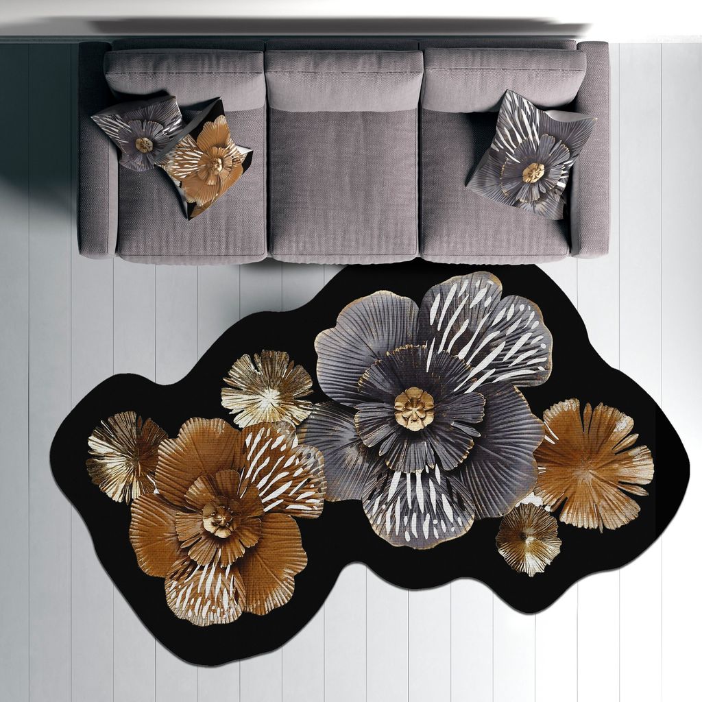 Conceptum Hypnose, Wookece1290, Teppich (40 x 60), 100 % POLYESTER, Grau, 40 x 60 cm