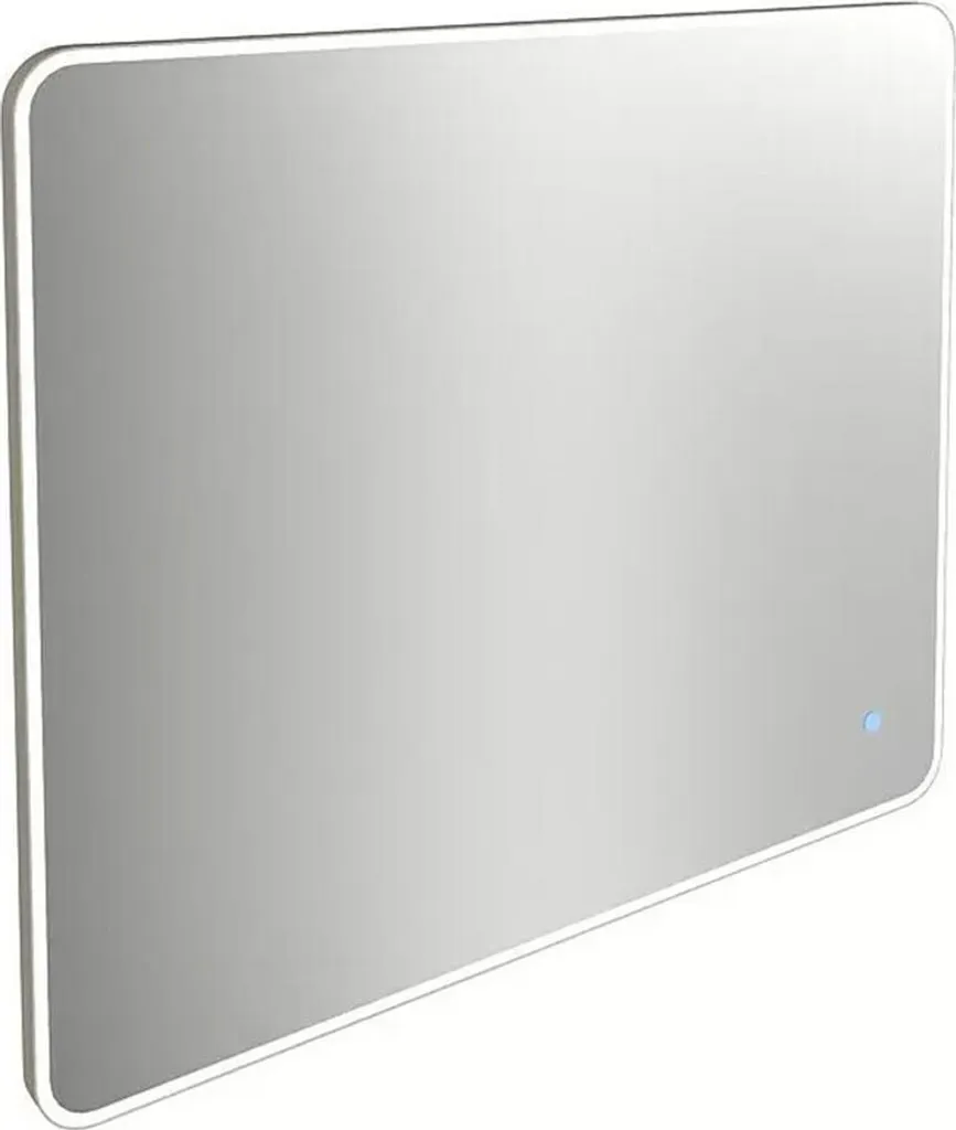 Miroir LED anti-ombre 80x68 cm - Finition bords arrondis anti-chocs