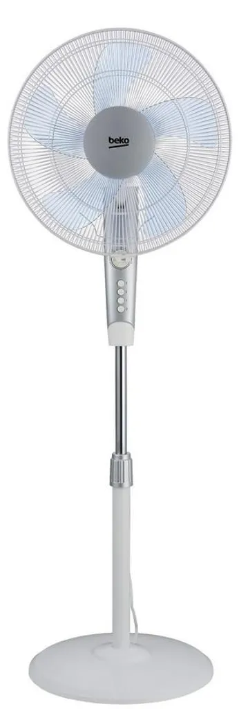 Ventilateur sur Pied Oscillant Beko EFS5100W - Fraîcheur Silencieuse Maison
