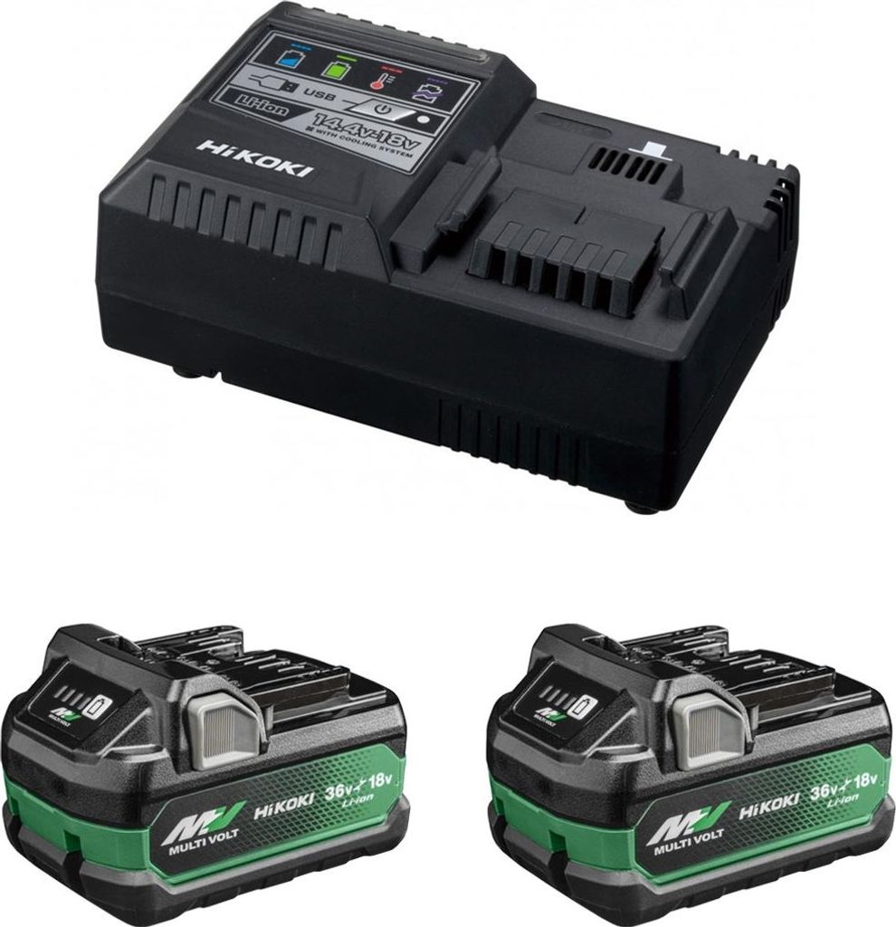 Kit 2 batteries 36V 2,5Ah MultiVolt BSL36A18X + chargeur Image du produit 