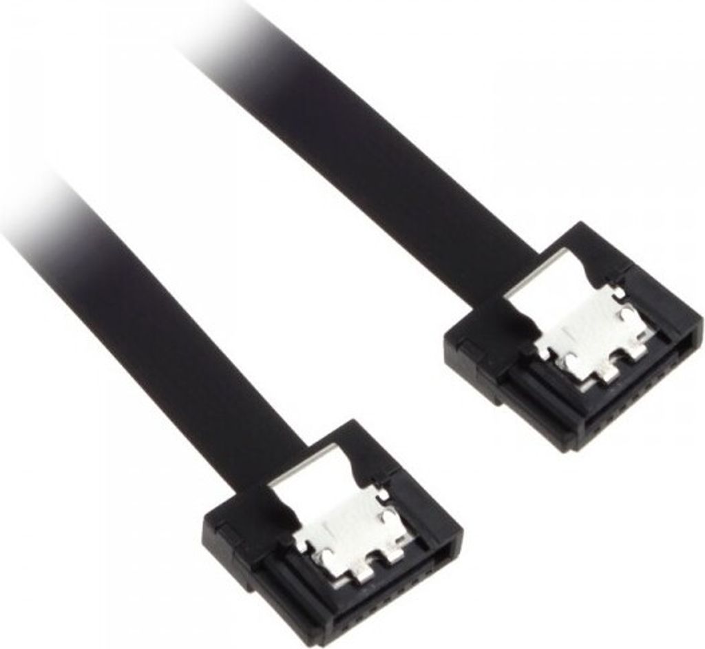 Akasa SATA 3 Proslim Kabel 15cm - gerade schwarz