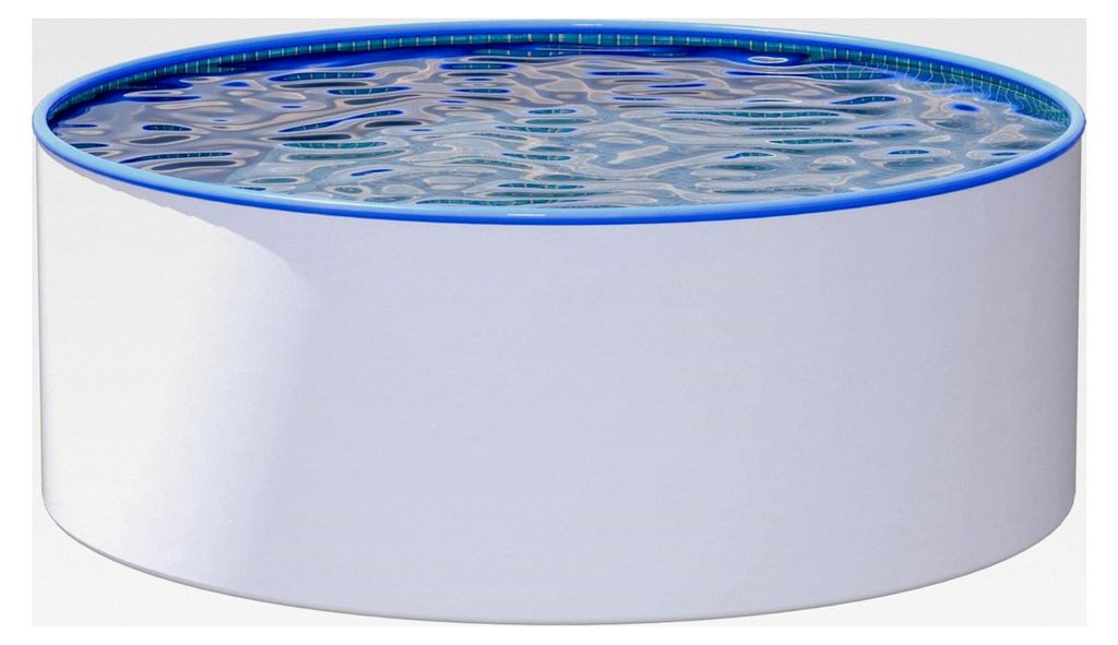 Stahlwandpool Rund Ø 400 x 120 cm | Aufstellpool für Garten und Terrasse | Robuster Gartenpool mit verzinktem Stahlmantel | Inklusive 0,6 mm Mosa...