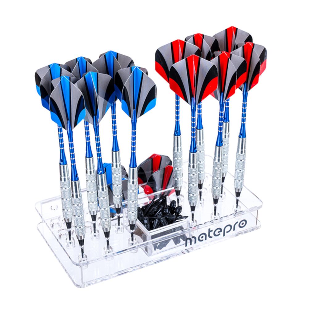 Stojak na rzutki lotki dart MatePro organizer, na 24 Zdjęcie produktu 