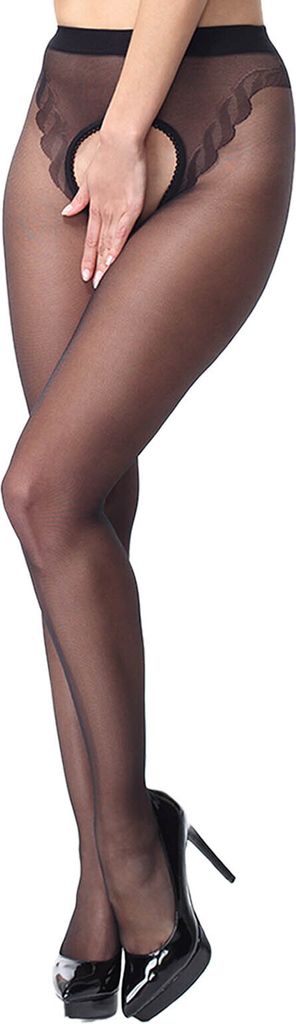 MissO - MI P211 Strumpfhose offen im Schritt schwarz 20den Produktbild 