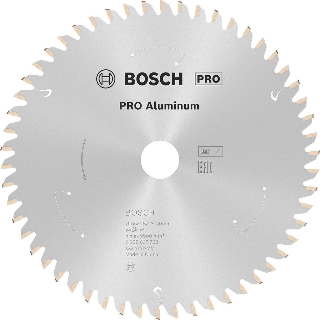 Bosch Standard for Aluminium - Kreissägeblatt - für Immagine del prodotto 