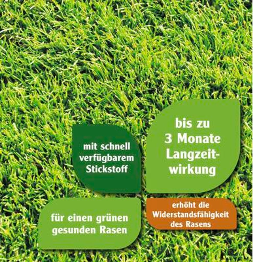 Langzeit-Rasendünger FloraSelf Select 18 kg / 450 m² mineralischer Dünger