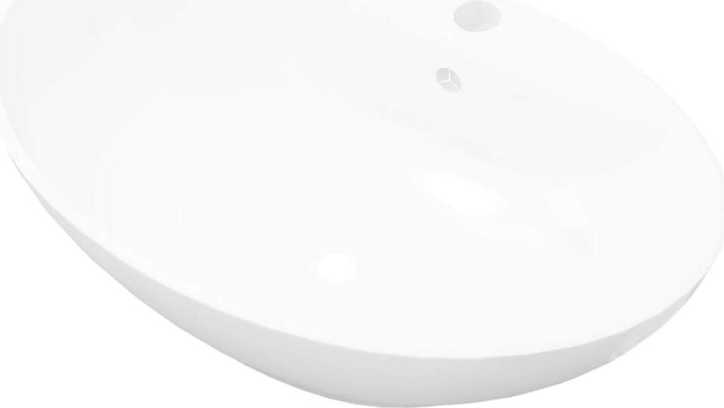 A white ceramic sink on a white background.