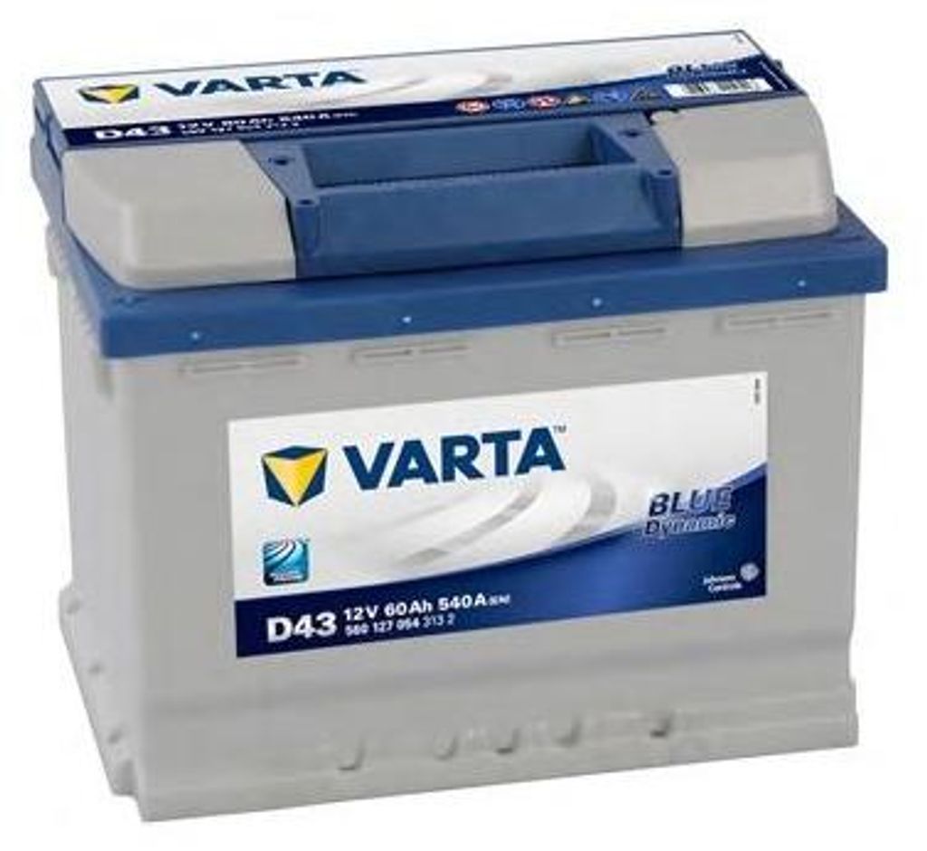 Akumulator samochodowy VARTA Blue Dynamic D43 12V 60Ah Zdjęcie produktu 