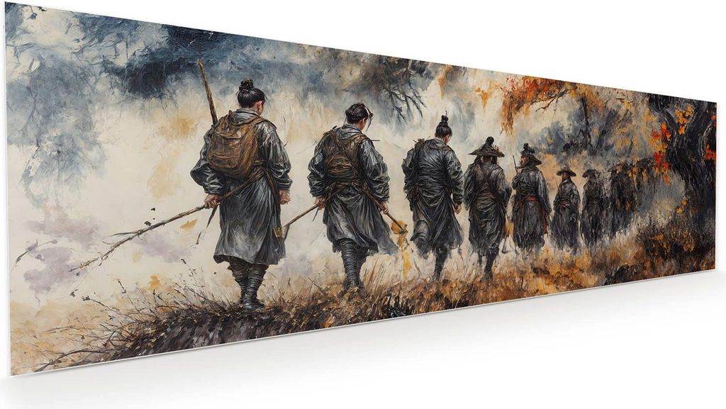 Glasbild 120x40cm in XXL für Wohnzimmer, Schlafzimmer Motiv Spezialkräfte Herst