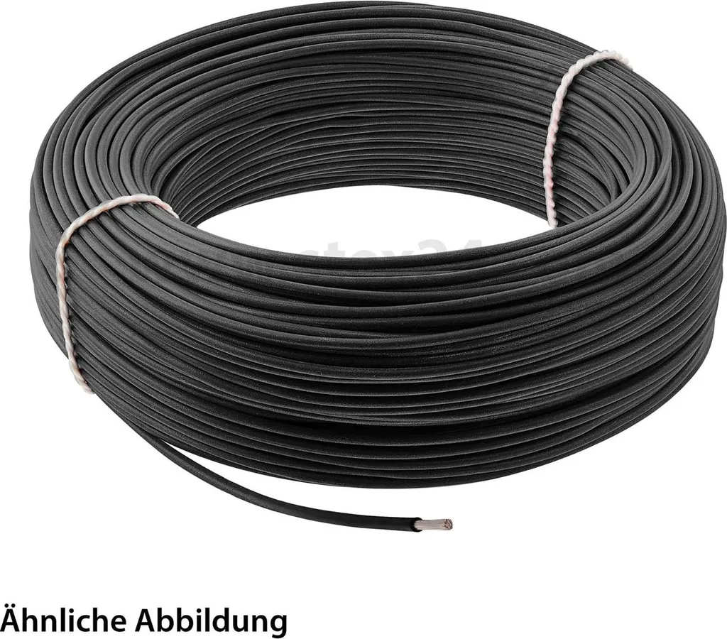 Matassa 100m Cavo Silicone LAPP SiF 1x1mm² Nero 500V | Alta Temperatura
