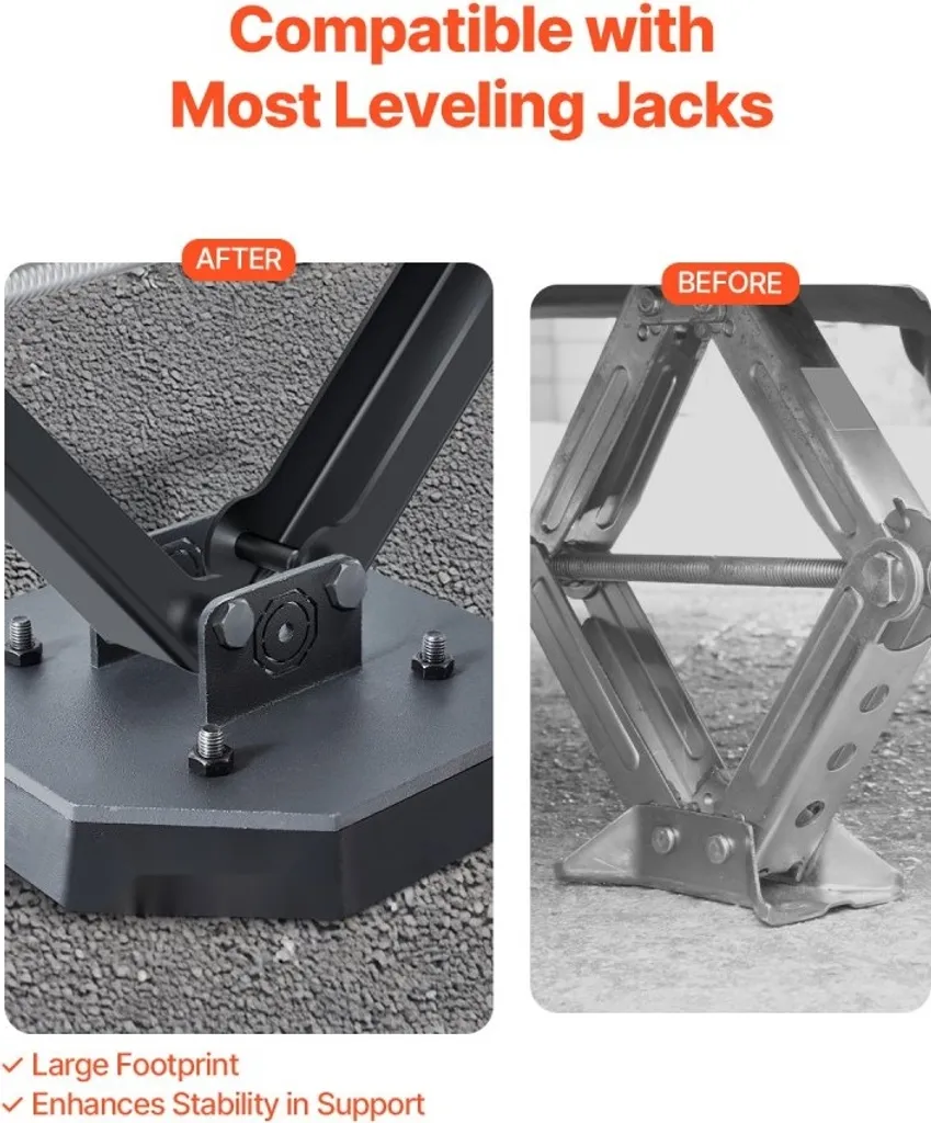 Semelles de levage remorque en caoutchouc pour vérins de stabilisation - 3