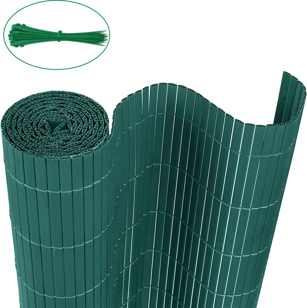 LZQ 160x500cm Sichtschutzmatte PVC Bambus Sichtschutz Produktbild 1