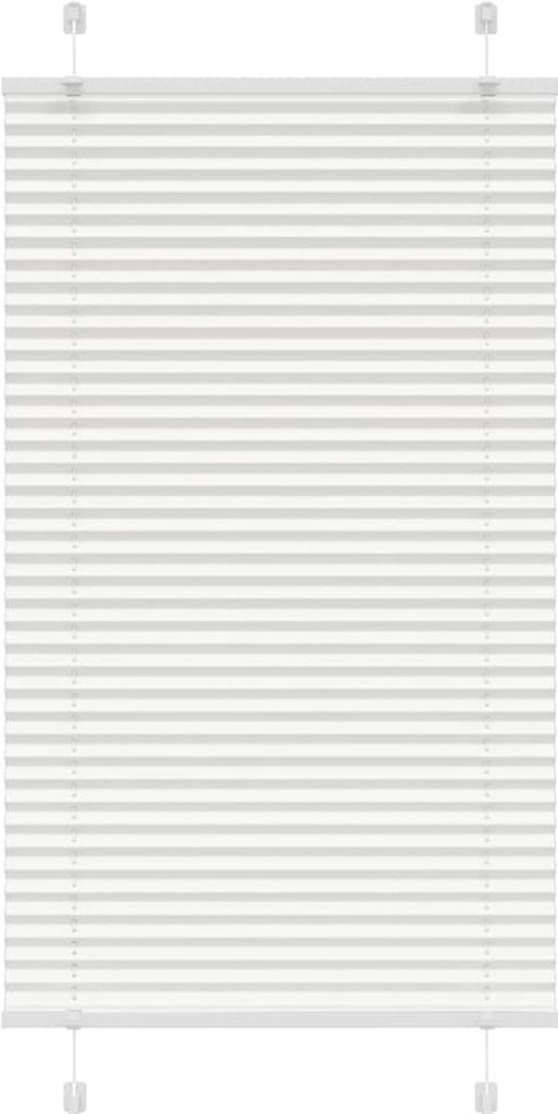 Plissee Weiß 70x100 cm Stoffbreite 69,4 cm Polyester