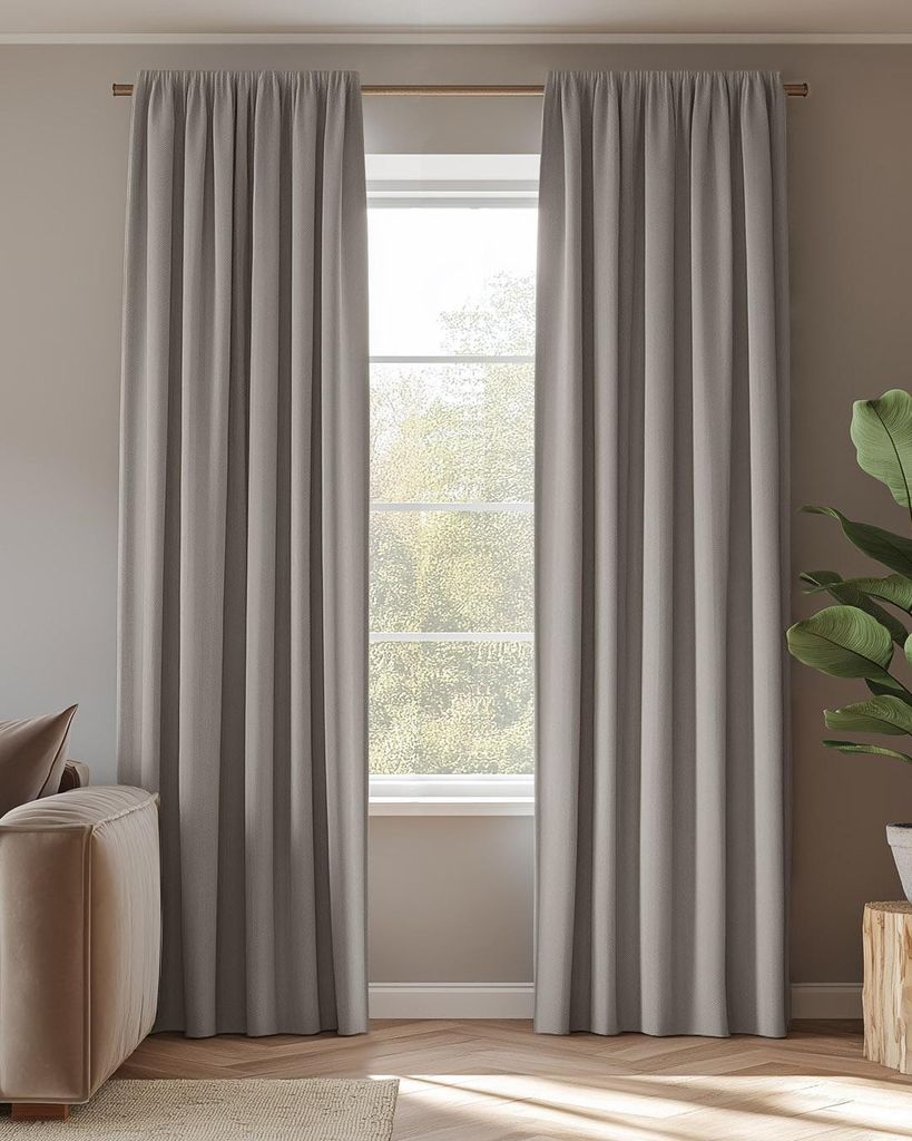 Vorhang Amber Blickdicht HOOMstyle 140x270cm - Kräuselband Produktbild 