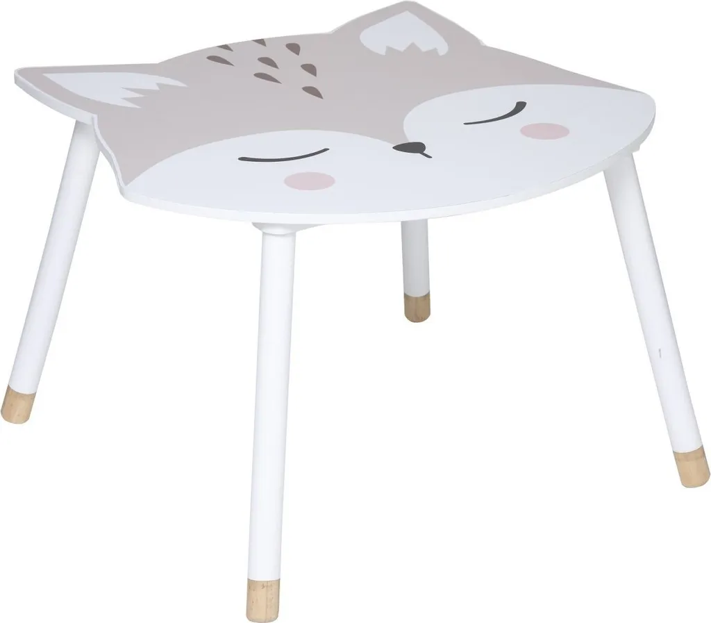 Tavolo per bambini "Renard" - bianco - legno - Atmosphera créateur d'intérieur