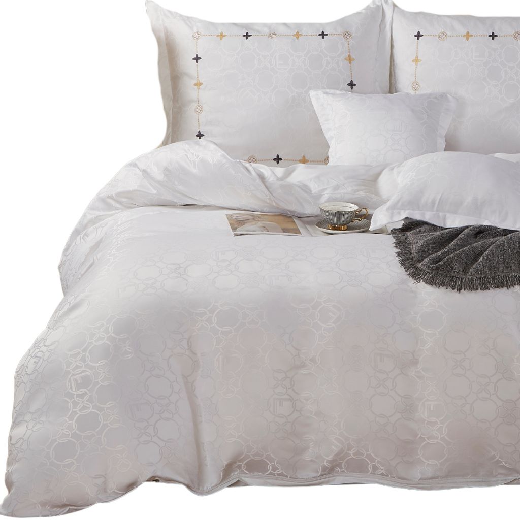 Bettwäsche 220X200, Baumwolle, Satin-Bettwäsche, Kissenbezüge 70X80, Kissenbezüge 40X40