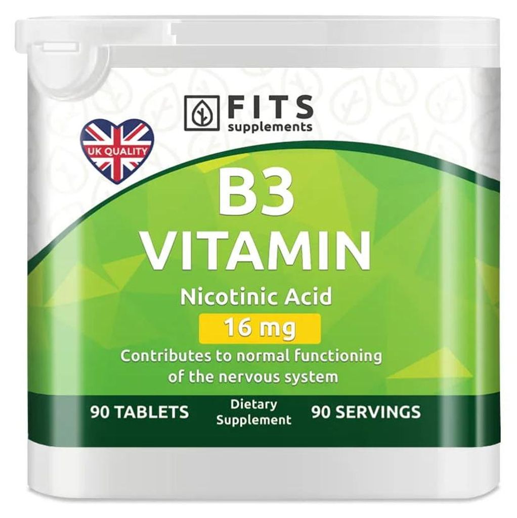 Vitamin B3 16 mg (Niacin) 90 Tabletten