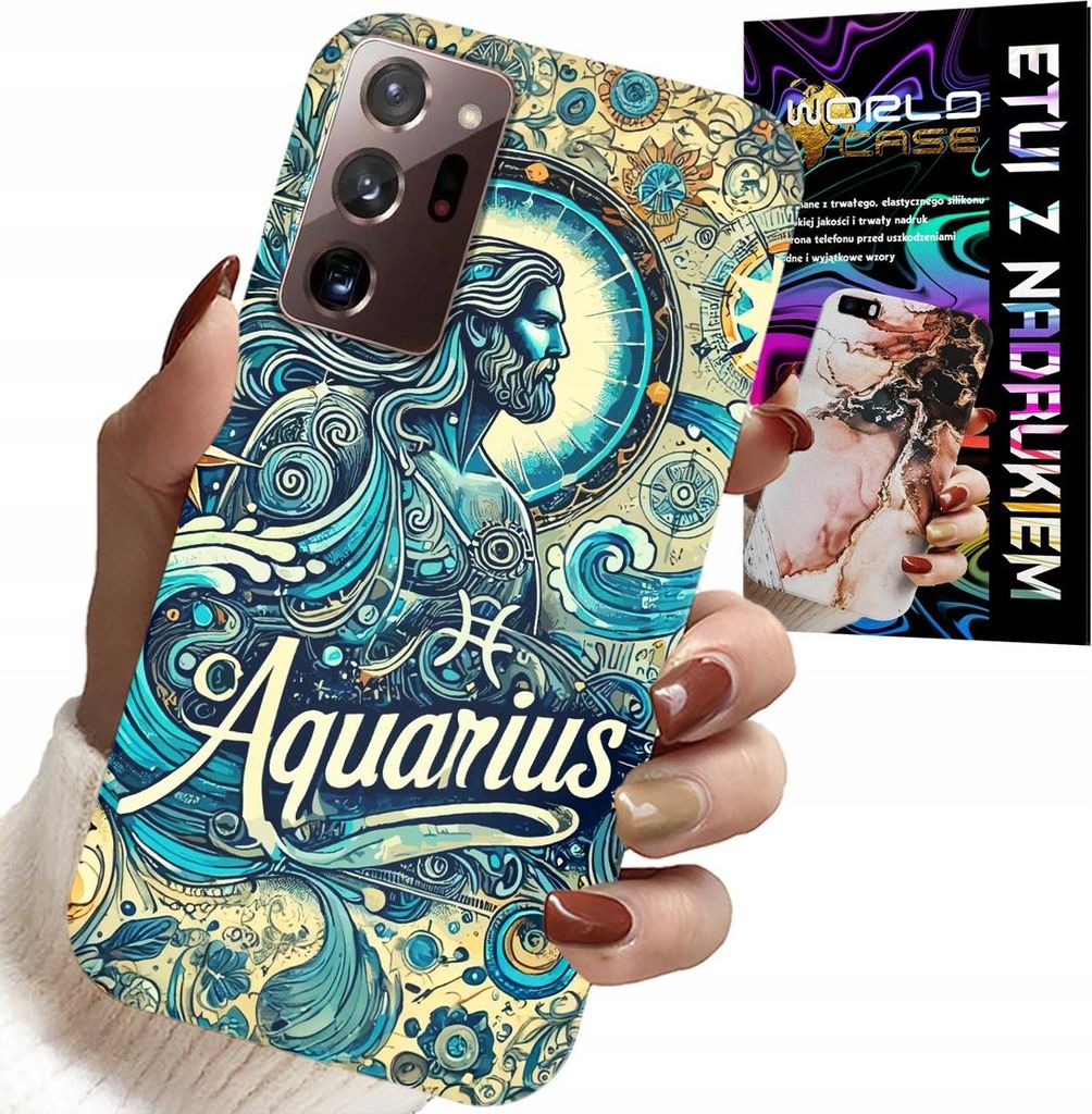 Tasche Für Samsung Note 20 Ultra - Sternzeichen, Wassermann, Astronomie Zurück