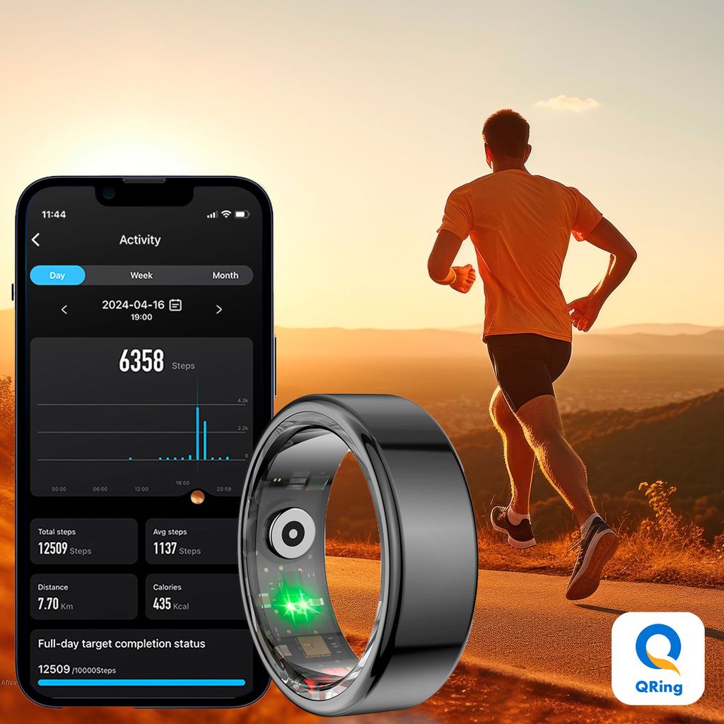Maxlife smart ring MXSR-100 schwarz Größe 9 Produktbild 4