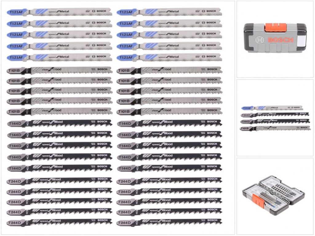 Bosch 2 607 010 904, List pro přímočarou pilu, Kov, Dřevo, Obrázek produktu 
