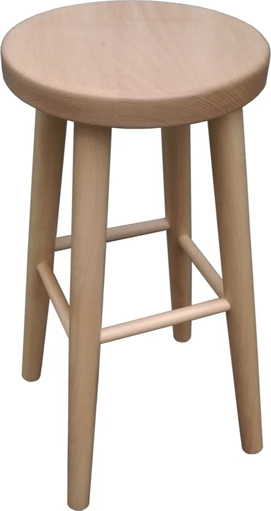Sgabello da bar Sgabello da banco Sedia Sgabello da banco; naturale
