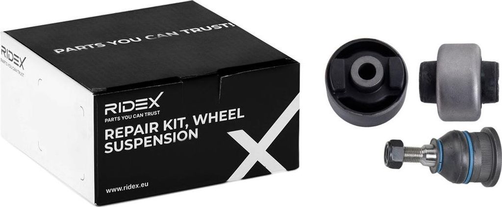 RIDEX 771R0127 Reparatursatz Radaufhängung für Querlenker für RENAULT ESPACE III (JE0) Avantime Kastenwagen Vorne Rechts Vorne Links