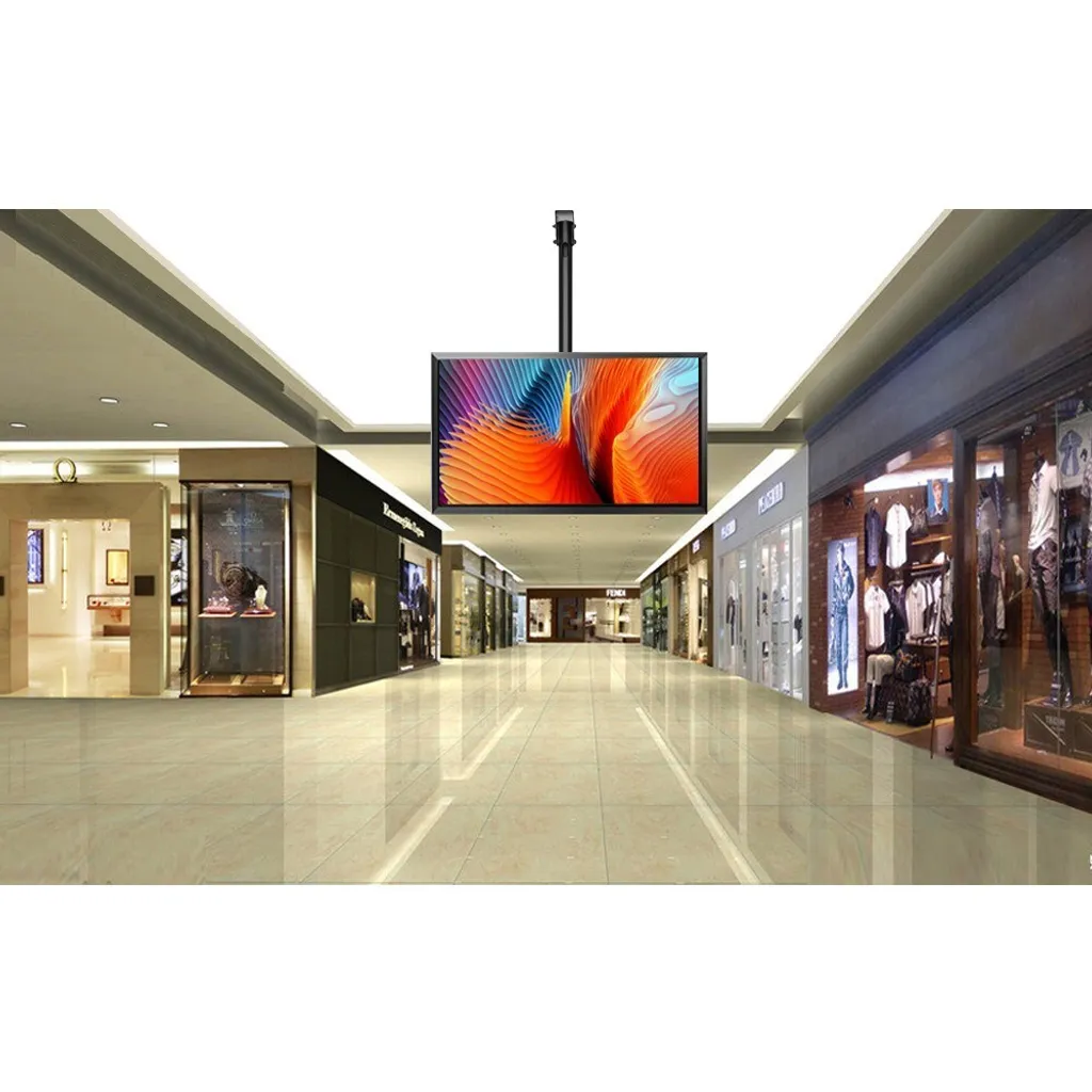 Support Plafond TV Télescopique à Bras Long pour Écran LCD et LED - 9