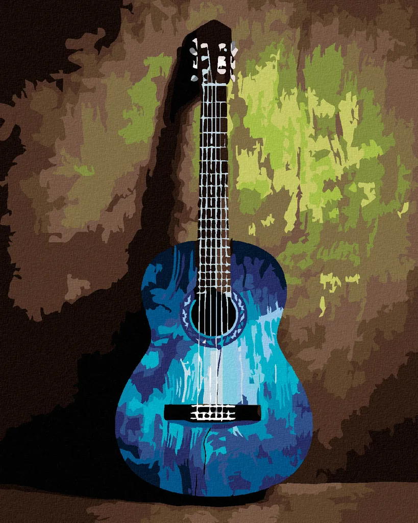 Pittura Diamante Zuty Chitarra Astratta 40x50cm - Arte Moderna DIY