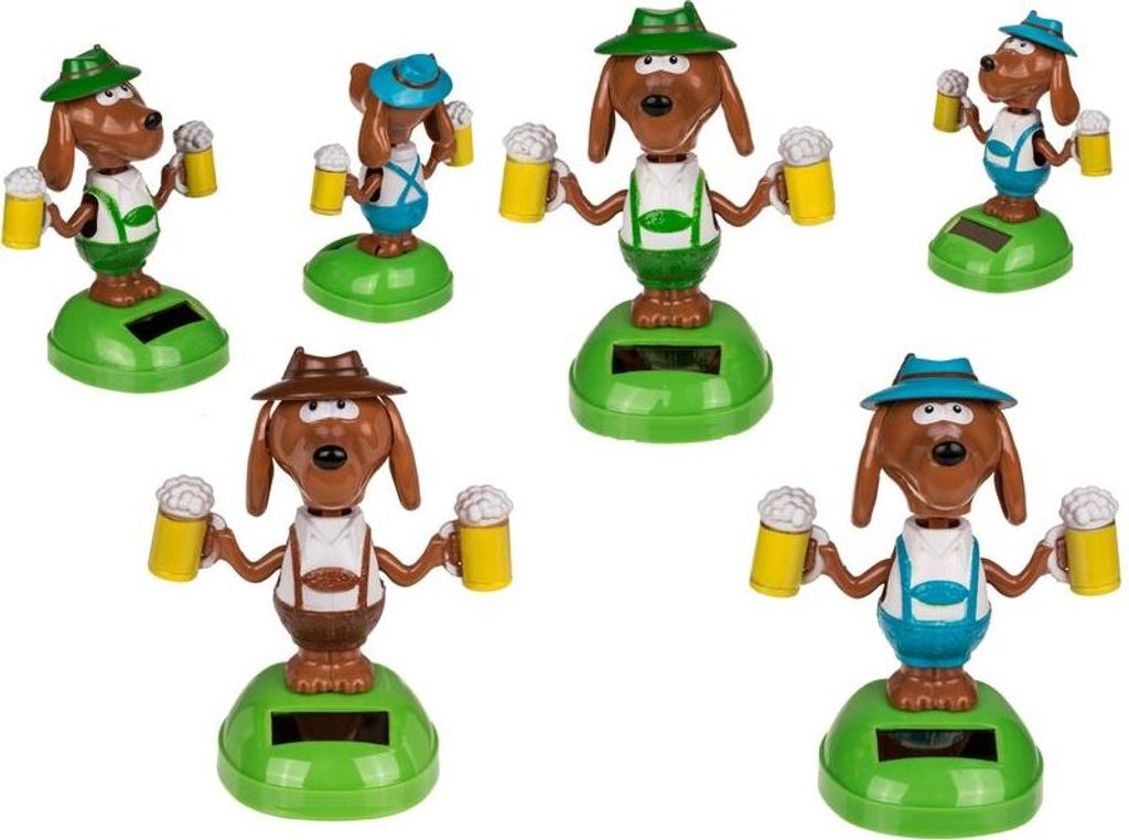 Solar Bayerischer Hund Wackelfigur Fest Bier Wackelhund Produktbild 