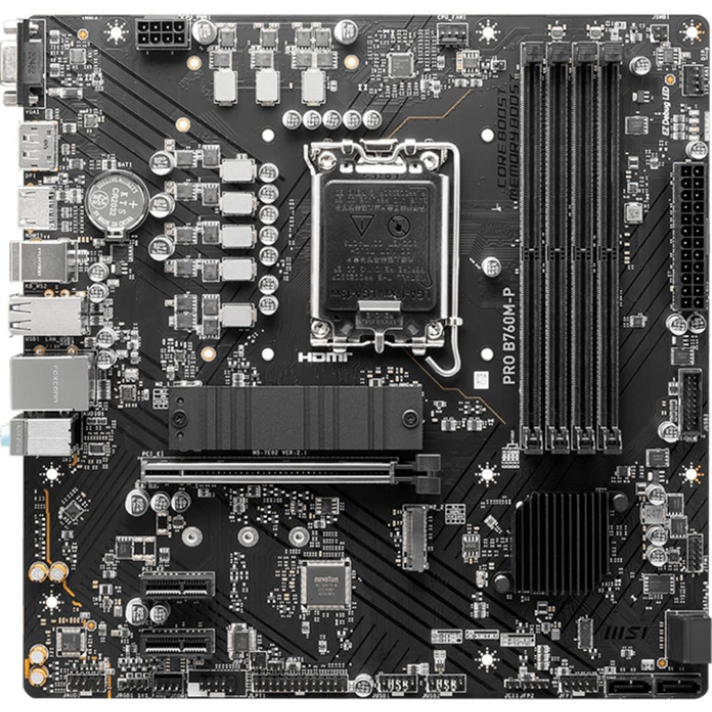 Základná doska MSI PRO B760M-P Intel B760 LGA 1700 micro Obrázok produktu 