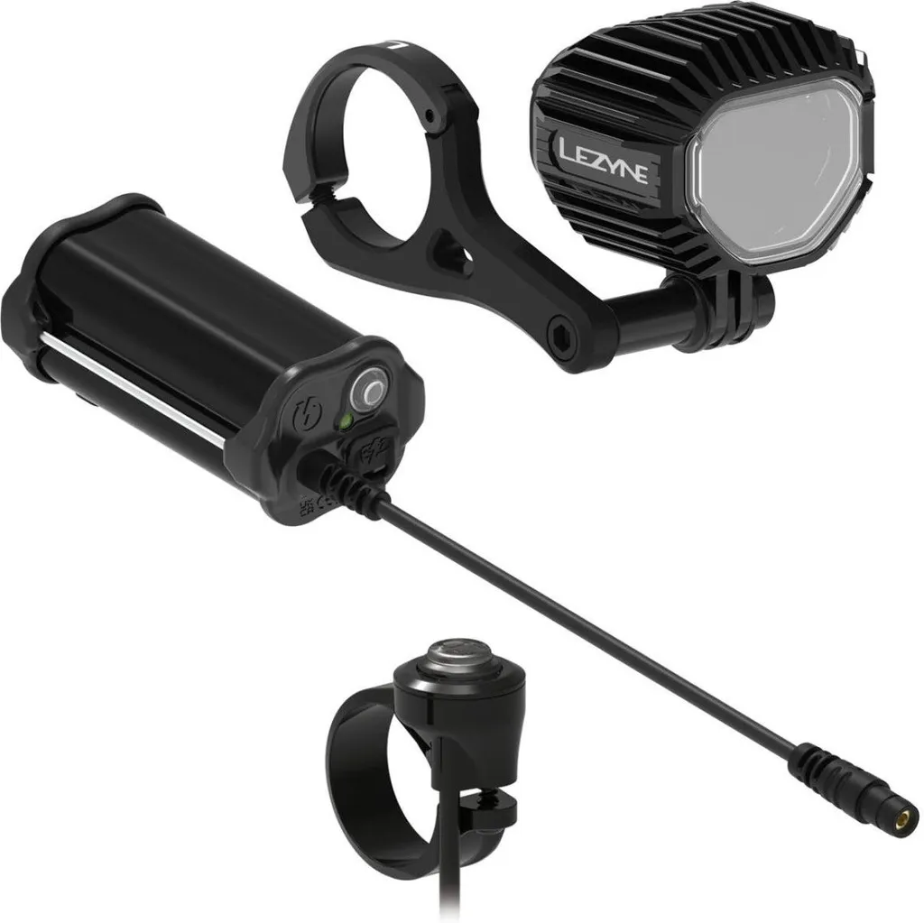 Lezyne Super HB P1350+ Phare StVZO 1350 Lumens avec Kit de Fixation