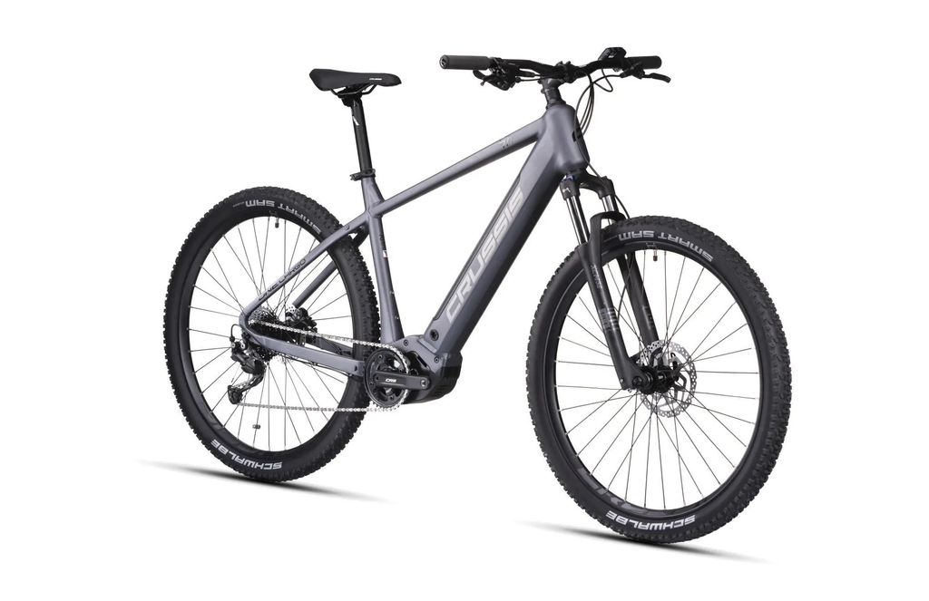 29 Zoll E-bike Elektrofahrrad MTB Modell ONE Largo 7.10-(900Wh) Crussis 2025 25Ah 75Nm Rahmenhöhe 20"(51cm) Grau/Matt