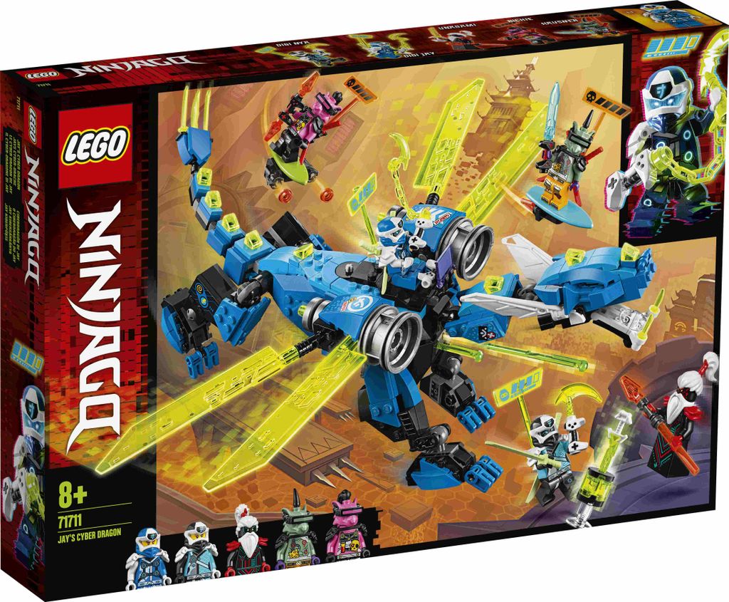 LEGO NINJAGO 71711 - Il drago cibernetico di Jay Immagine del prodotto 