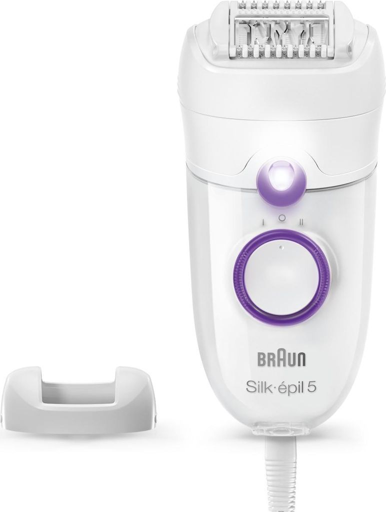 Braun Silk-épil 5 505 Power 28 pinzette Viola, Bianco Immagine del prodotto 