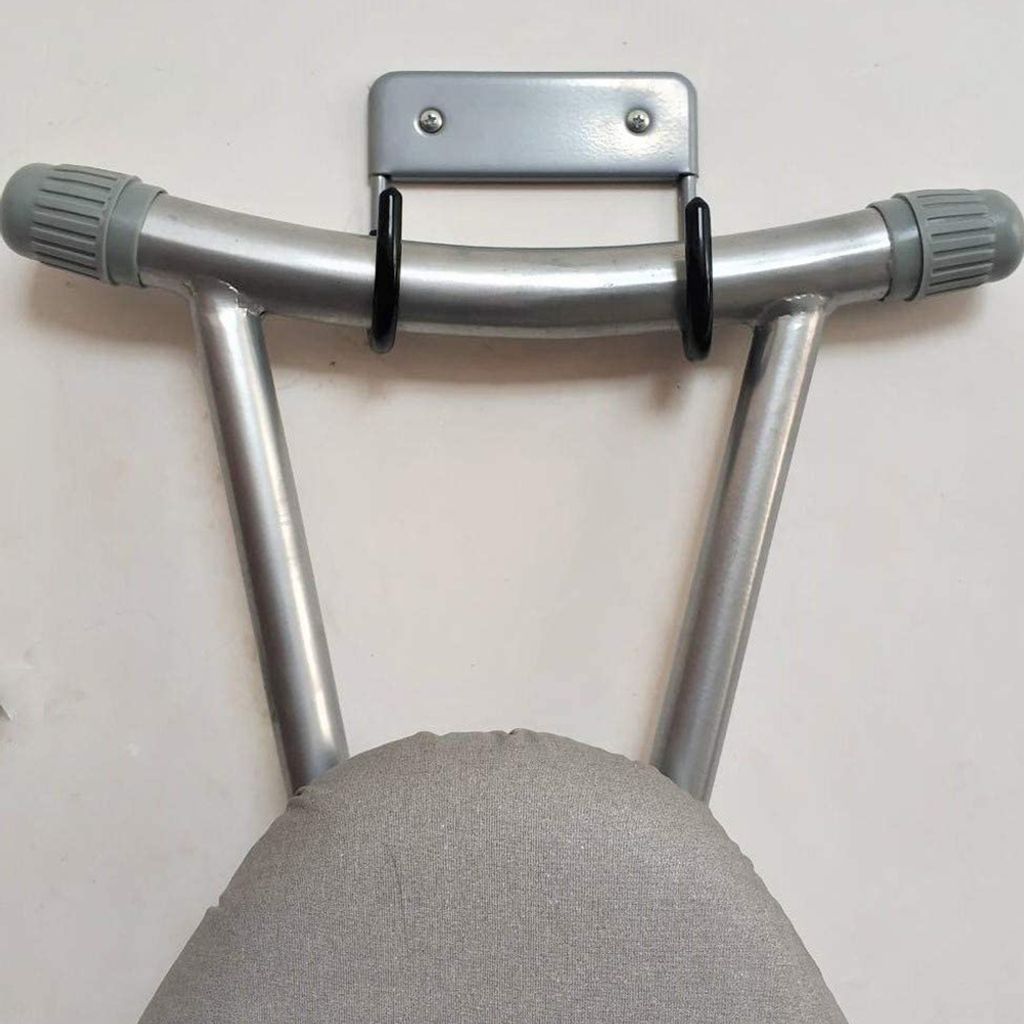 Gancio Da Parete Per Asse Da Stiro Universale – Staffa In Metallo Per Gambe A Y O T, Colore Grigio - 6