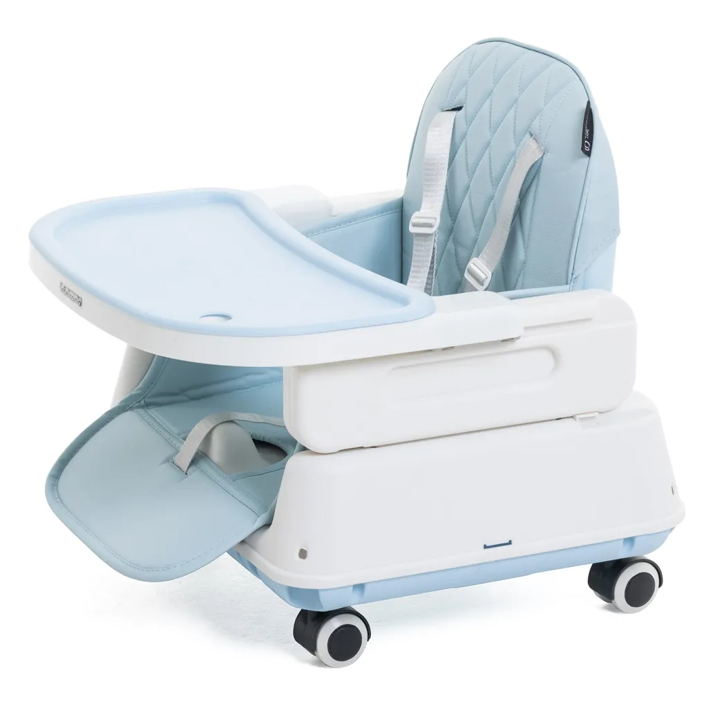 Chaise Haute Bébé Stable et Hygiénique, Solution Repas Sans Stress - 4