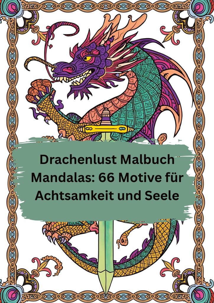 Drachenlust Malbuch Mandalas: 66 Motive für Achtsamkeit und Seele