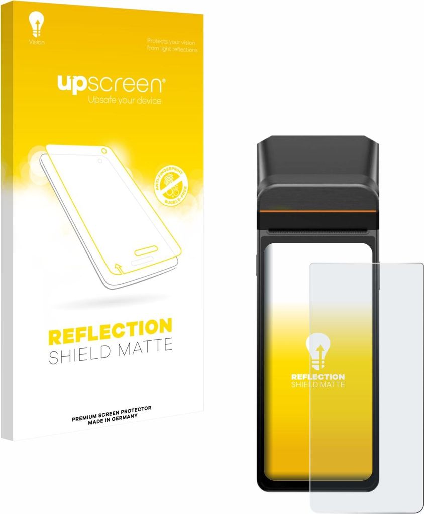 upscreen Schutzfolie für Sunmi V3H Displayschutz Displayschutzfolie Folie Matt Entspiegelungsfolie