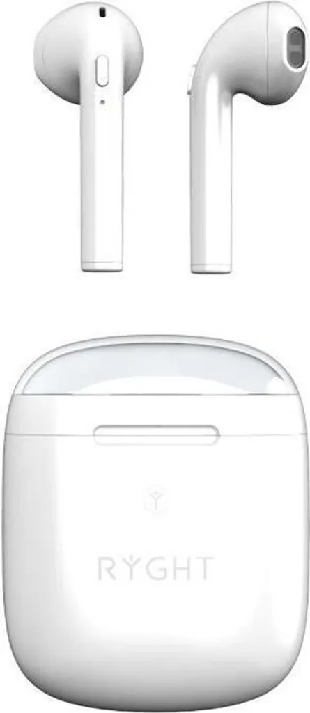 Écouteurs sans fil Ryght Dyplo 2 intra-auriculaires Bluetooth blancs