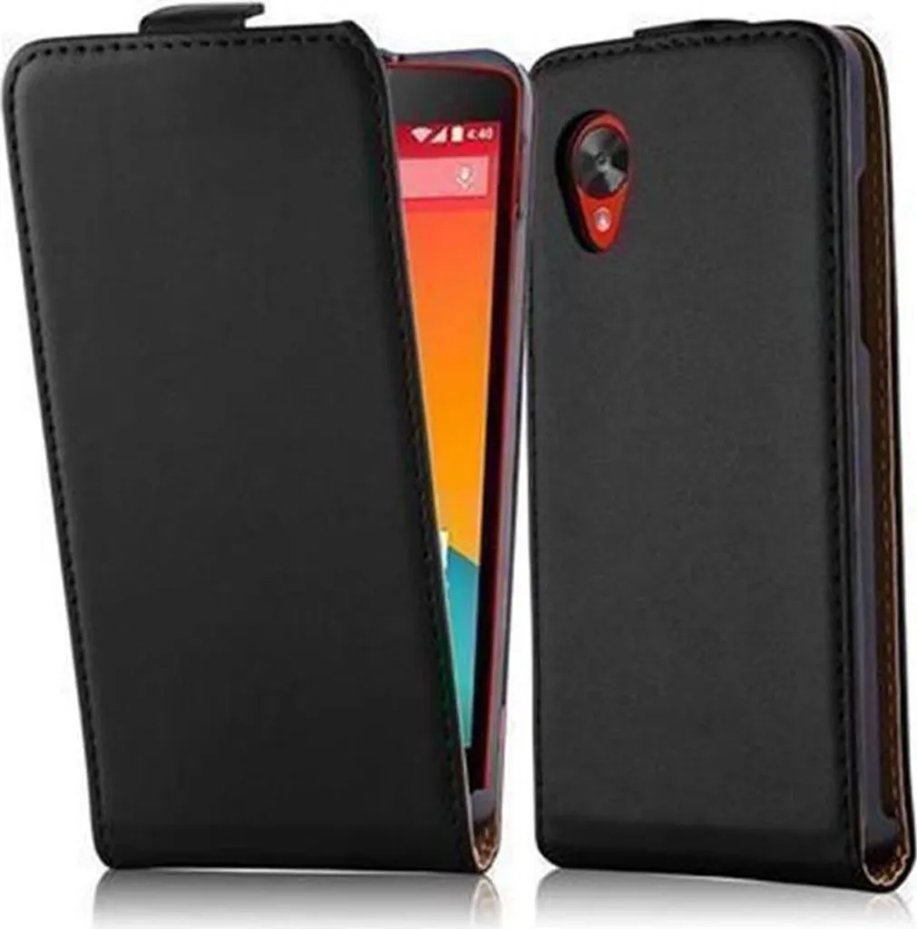 Custodia Anti-Urto LG Nexus 5 Cadorabo Flip - Similpelle Nera