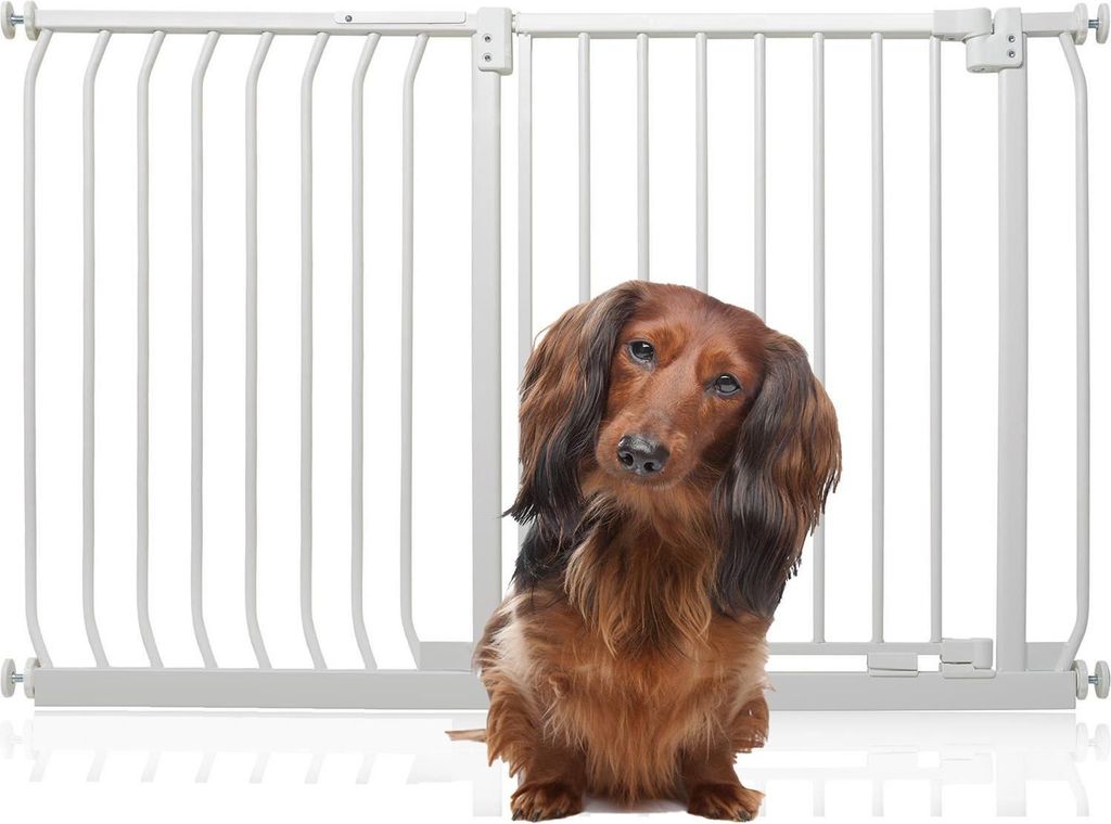 Bettacare Elite Hundegitter, 125cm - 134cm, Weiß